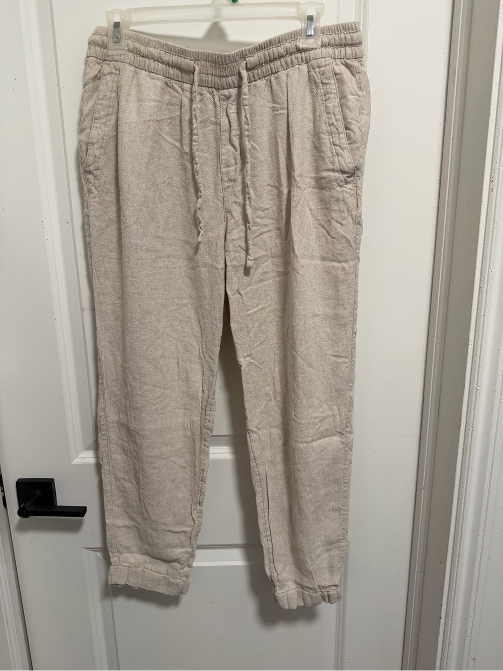 Old Navy Neutral tan Wide-Leg Drawstring Pants